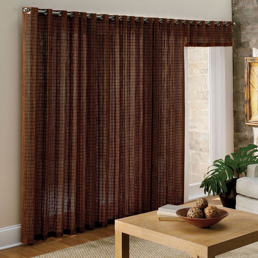 Add Cool Bamboo Curtains to Deck up Your Living Space