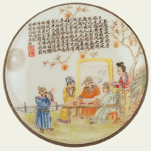 Decorative china plate