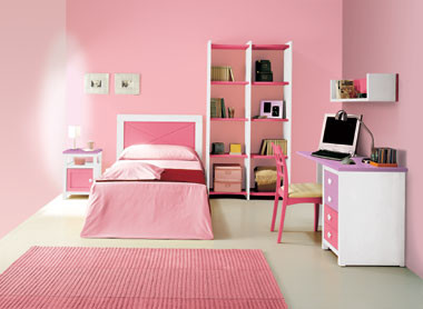 Pink girl room