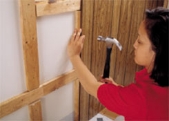 Installing a wall paneling